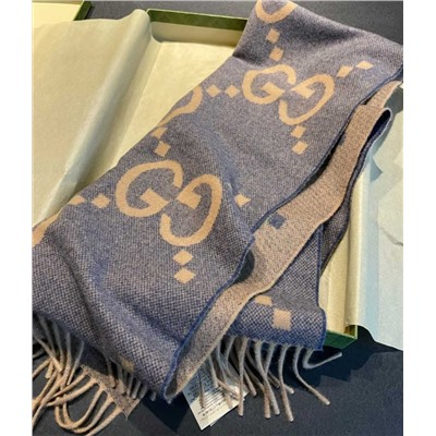 Двусторонний кашемировый шарф   GUCC*I