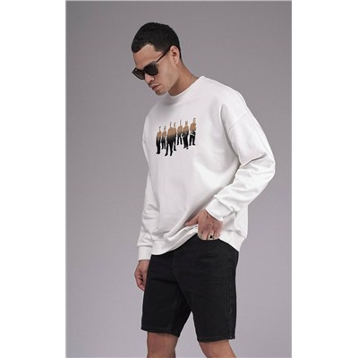 Свитшот  белый