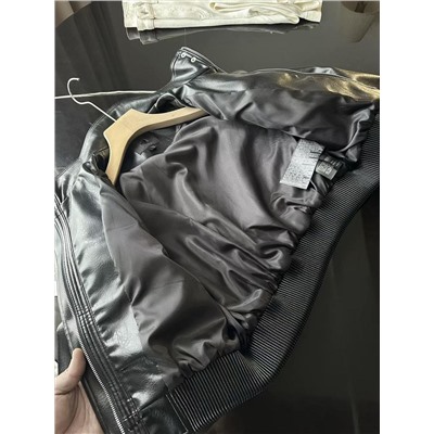 Женская кожаная куртка в ретро стиле ЗАР*А