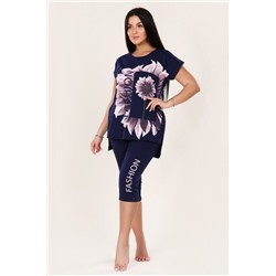 Костюм с бриджами  FASHION flower  397