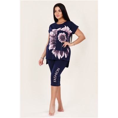 Костюм с бриджами  FASHION flower  397