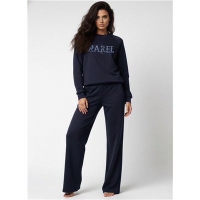 Женский костюм с брюками и худи 408