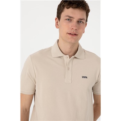 Erkek Regular Fit Polo Yaka Taş Basic Tişört