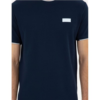 Lacivert Slim Fit Tişört
