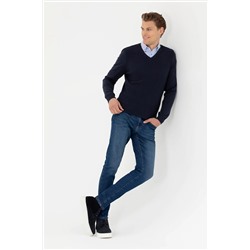 Erkek Lacivert Kazak