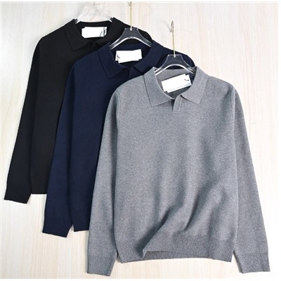 Классический свитер с вышитыми лацканами РАЛЬ*Ф Л