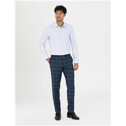 Açık Mavi Slim Fit Uzun Kollu Gömlek