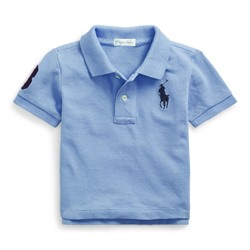 Baby Boy Cotton Mesh Polo Shirt