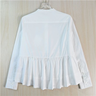 Женская свободная рубашка с оборкой КО*С