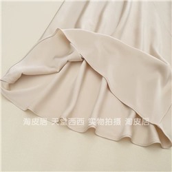 Женская универсальная атласная юбка с сатиновым блеском, экспорт, этикетки вырезаны