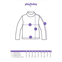 Водолазка PLAYTODAY, 1127060