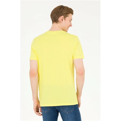 Erkek Citron Basic Bisiklet Yaka Tişört