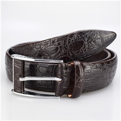 Ремень из кожи крокодила 40 мм
