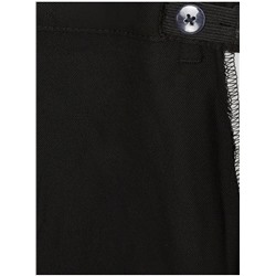 Boys Black Slim Leg School Trousers 2 Pack