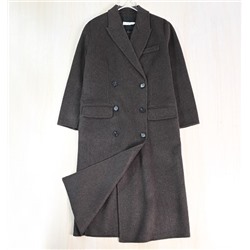 Элегантное двубортное шерстяное пальто  Massim*o Dutti