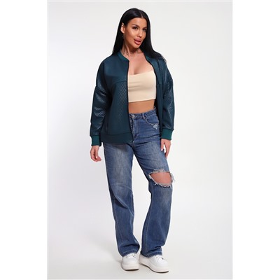 Женский бомбер на молнии 20691