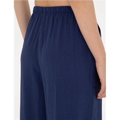 Lacivert Loose Fit Pantolon