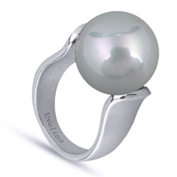 Кольцо (Майорка 16мм мята; покрытие родий), Есть комплект