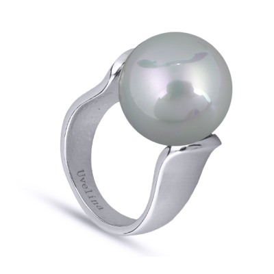 Кольцо (Майорка 16мм мята; покрытие родий), Есть комплект