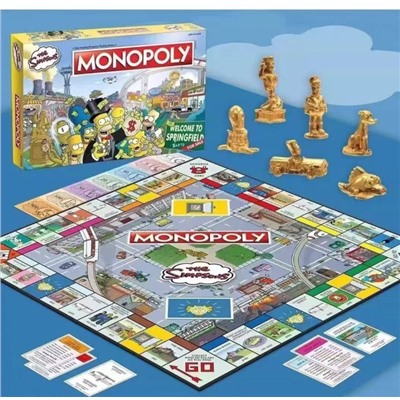 Игра монополия "Симпсоны". На яндекс маркете и WB эта игра стоит около 3500р