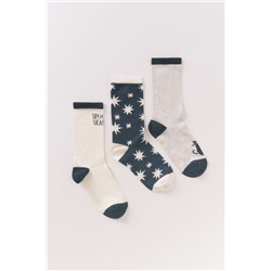 Pack 3 calcetines largos "spooky season"