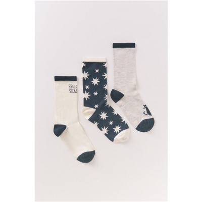 Pack 3 calcetines largos "spooky season"