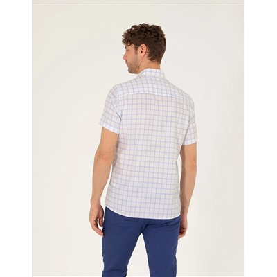 Mavi Regular Fit Kısa Kollu Gömlek