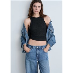 Jeans balloon tiro medio