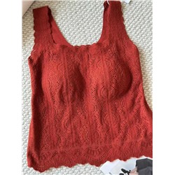 Бархатный французский кружевной топ / бюстгальтер   LA PERL*A