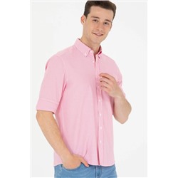 Erkek Pudra Uzun Kollu Gömlek