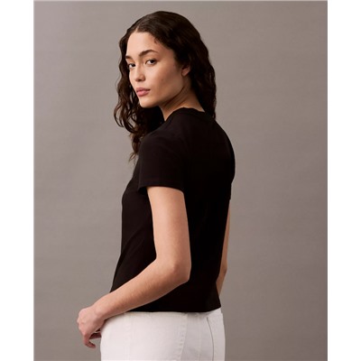 Overlap Logo Slim T-Shirt