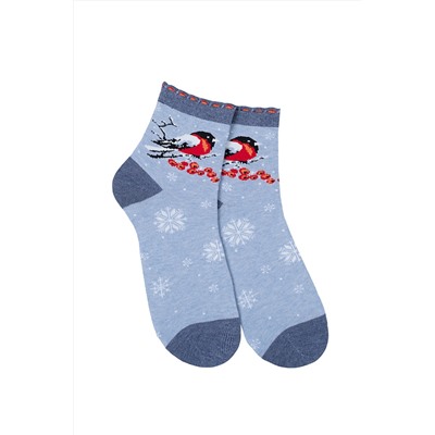 Носки женские Снегири (набор 3 пары)