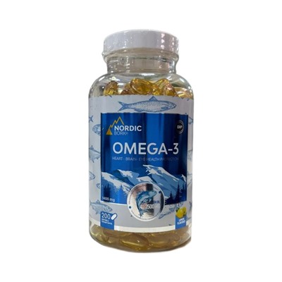 Омега-3 2000МГ 200 caps Nordik Bork