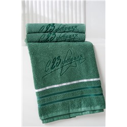 14418/13 "23 февраля"полотенце махровое плотность 350гр