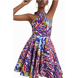 Vestido corto lazada Stella Jean