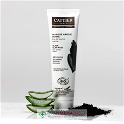 Cattier Argile Noire Masque Eau de Source Marine Bio 100ml