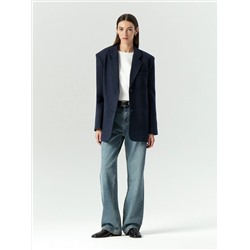 Укороченное пальто из шерсти, R142/titan