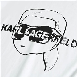 Kar*l Lagerfel*d мужская футболка, экспорт