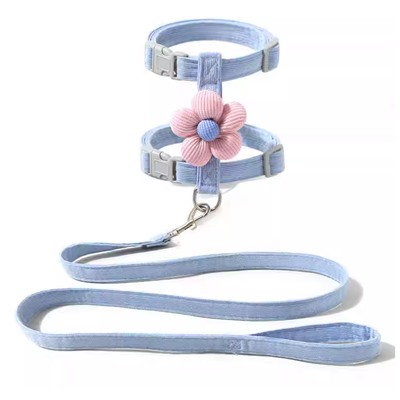 Шлейка с поводком для кошек и собак