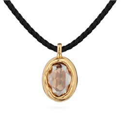 Колье-чокер Грация (кристаллы SW 14х10 шампань; золото) 38-45см, Есть комплект