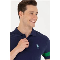 Erkek Lacivert Polo Yaka Tişört