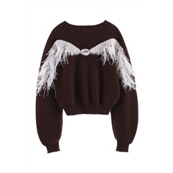 Jersey de lana y cachemir Amarillo