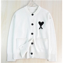 Кардиган из трикотажа с круглым вырезом, модель унисекс  АМ*И