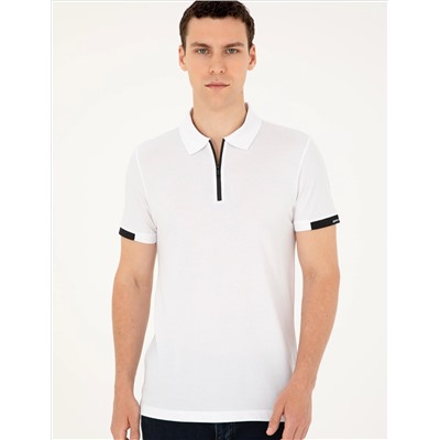Beyaz Slim Fit Tişört