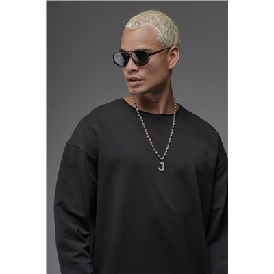 oversize basıc sweatshirt  Черный