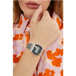 Aqua Di Polo 1987, Unisex Gümüş Retro Pop Dijital Kol Saati Apwa065709