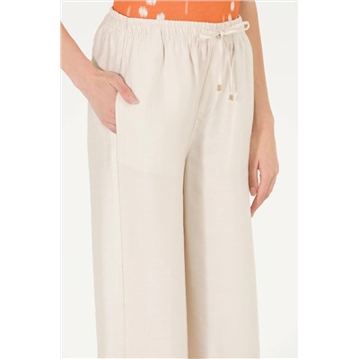 Kadın Krem Pantolon