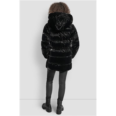 MID LENGTH LUSH PUFFER JACKET