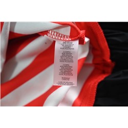 Женское платье Kar*l Lagerfel*d в американском стиле А-силуэта в контрастную полоску  Материал: 40% вискоза, 33% нейлон, 22% полиэстер, 5% эластан Размер: кр.полосы - XXS, XS, M, L, XL, черн.полосы - XXS, XS