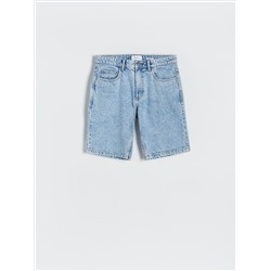 Shorts im Regular-Fit aus Denim